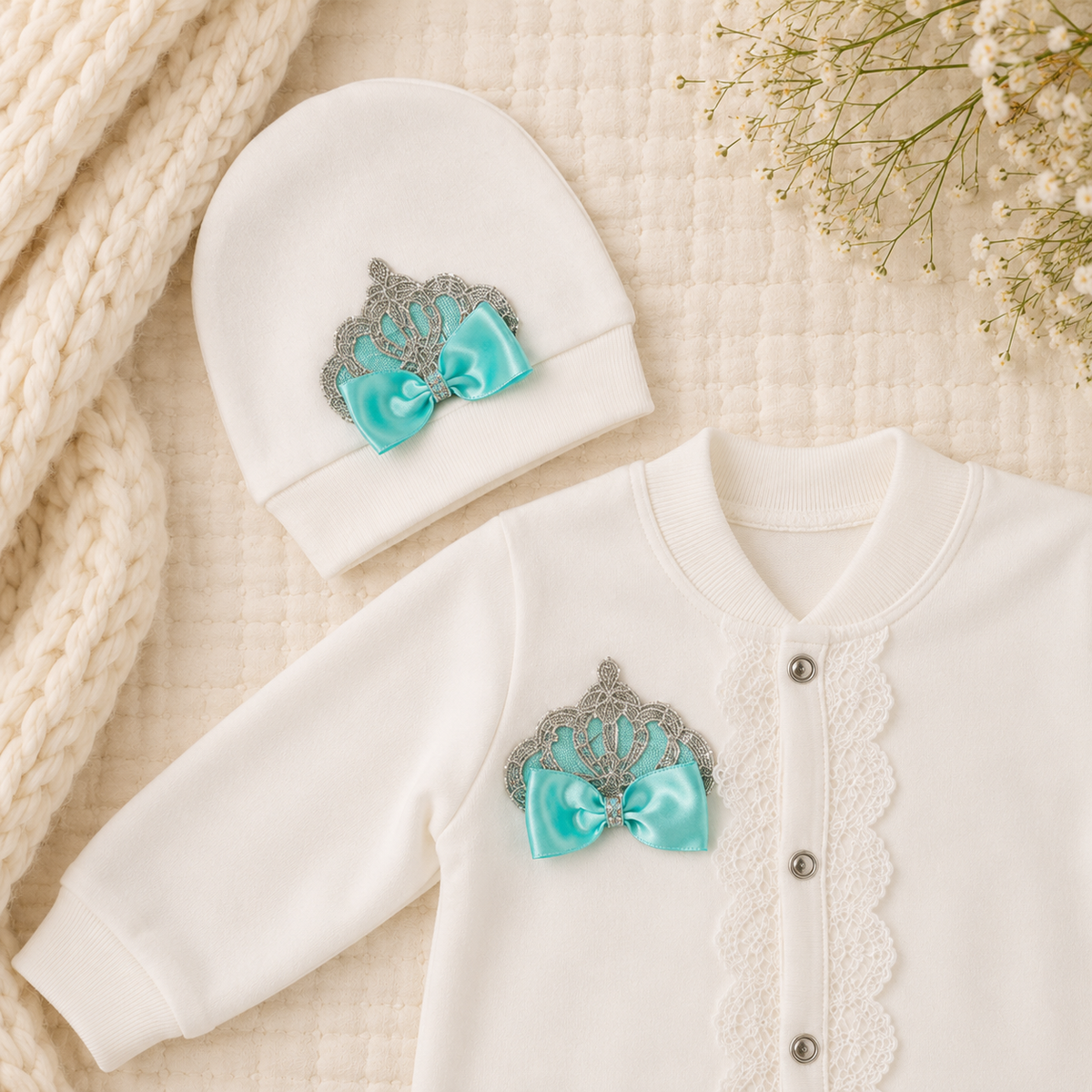 Peruvian Romper Set- Green