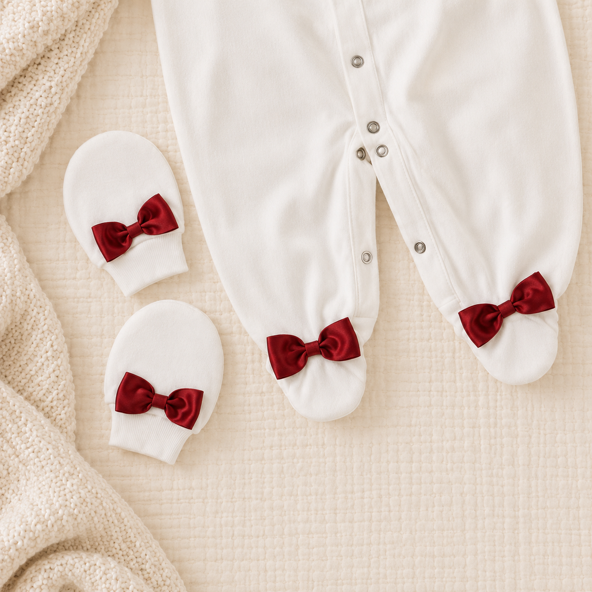 Peruvian Romper Set- Maroon