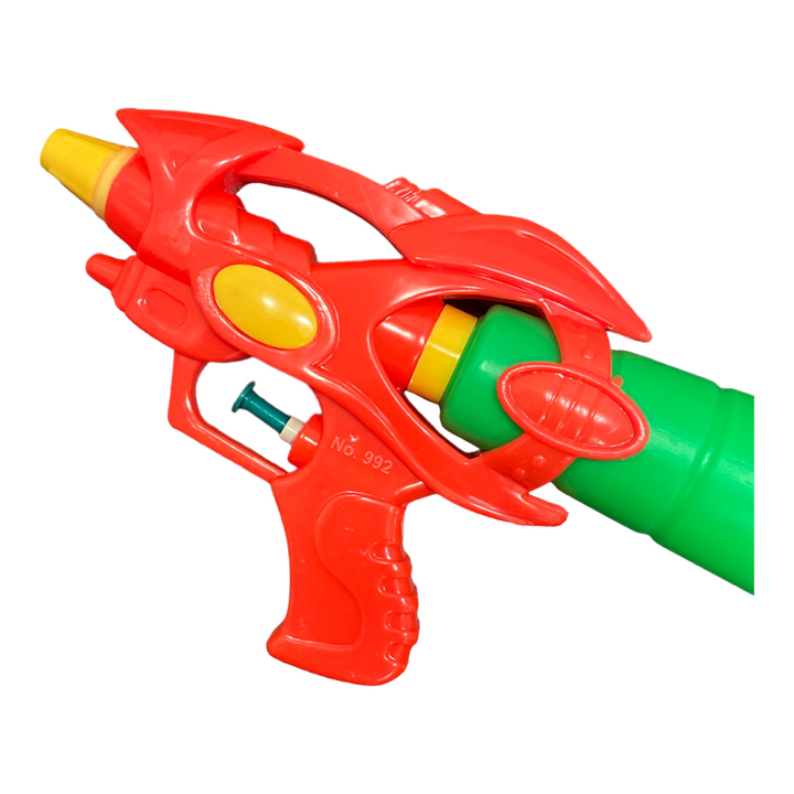 Personalised Holi Pichkari- Splashy Dhamaka (Red- Green)