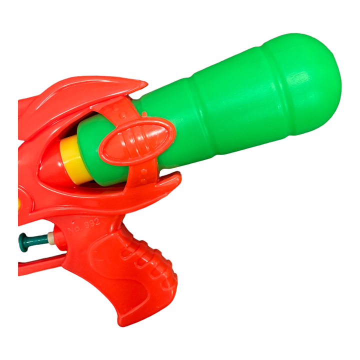 Personalised Holi Pichkari- Splashy Dhamaka (Red- Green)