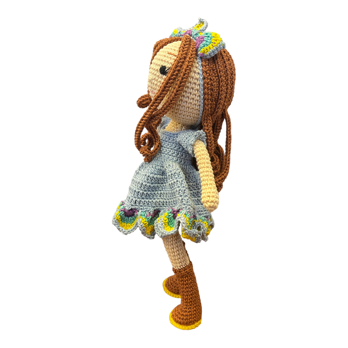 Crochet Doll - Peacock Princess
