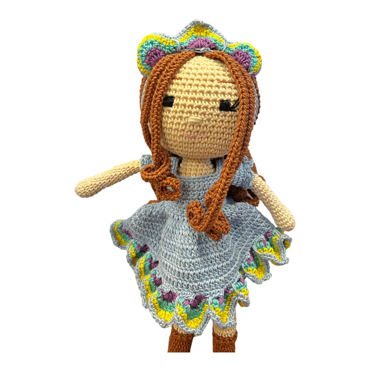 Crochet Doll - Peacock Princess