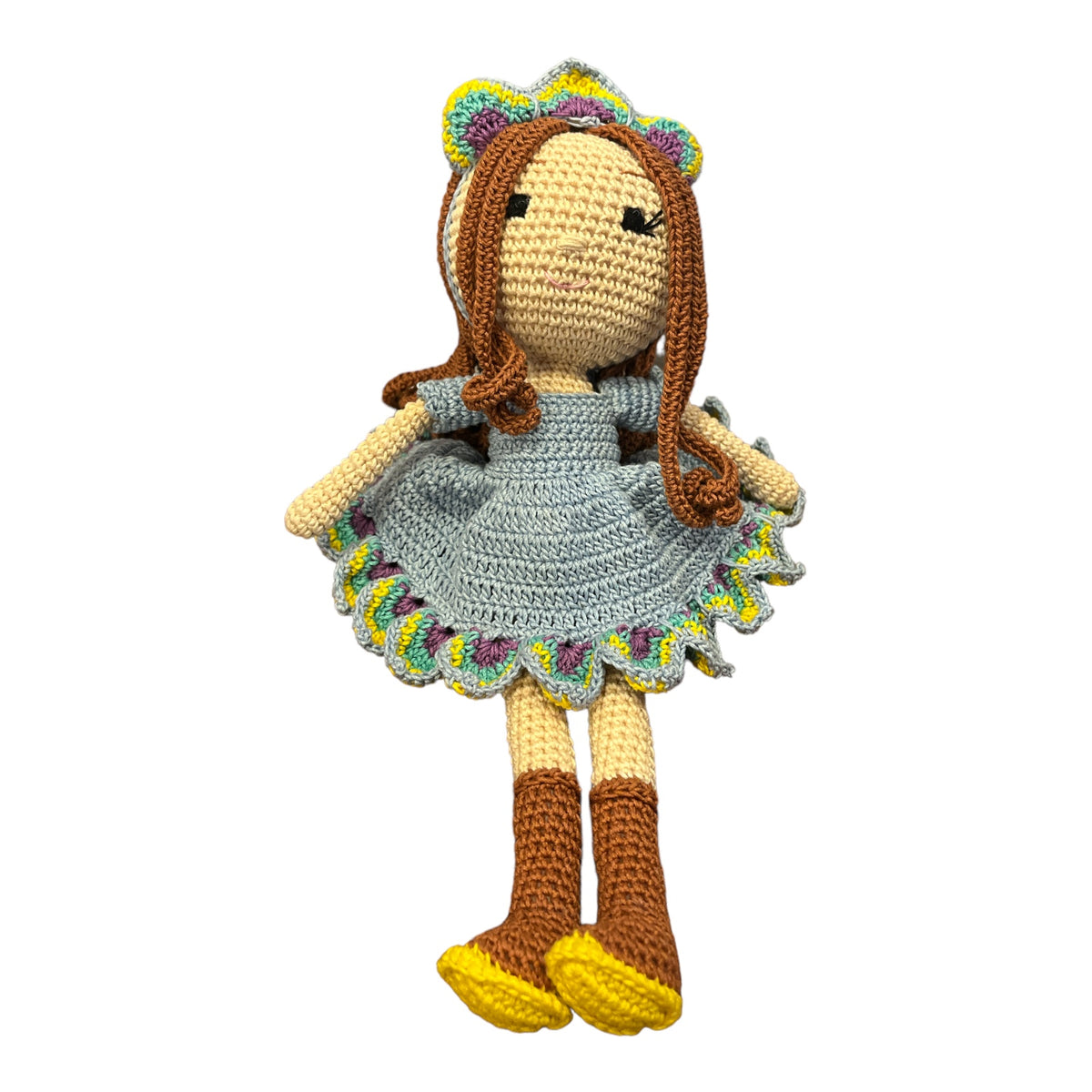 Crochet Doll - Peacock Princess