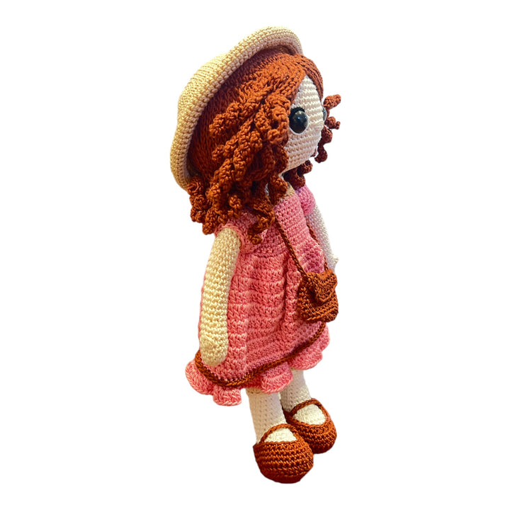 Crochet Toy- Chloe The Curly Doll