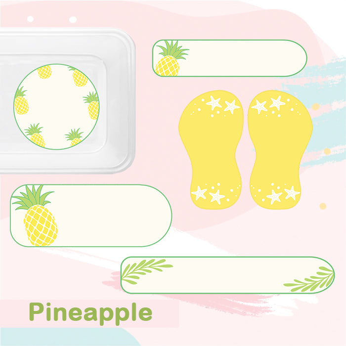 Pineapple Name Labels - Complete/Split/Iron Ons Packs