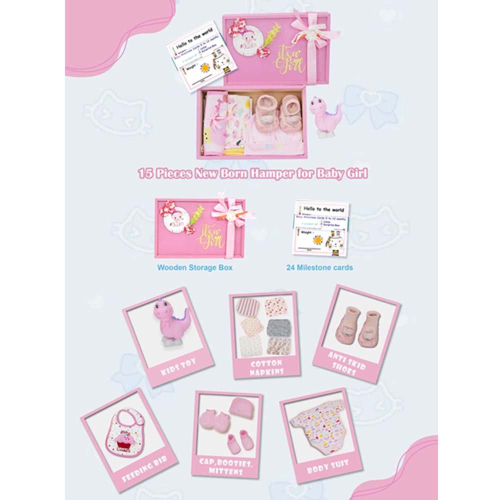 Pink Blush Newborn Hamper Gift Set