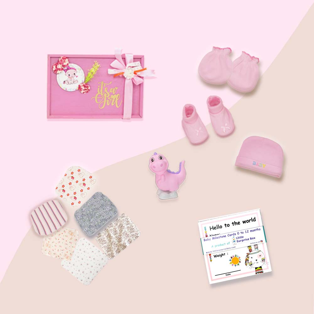 Pink Blush Newborn Hamper Gift Set