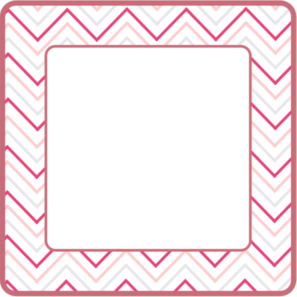 Pink Chervon Camping Labels Value Pack