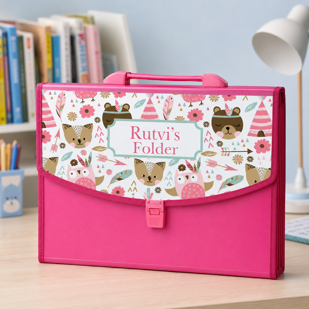 Pink Folder - Tribal