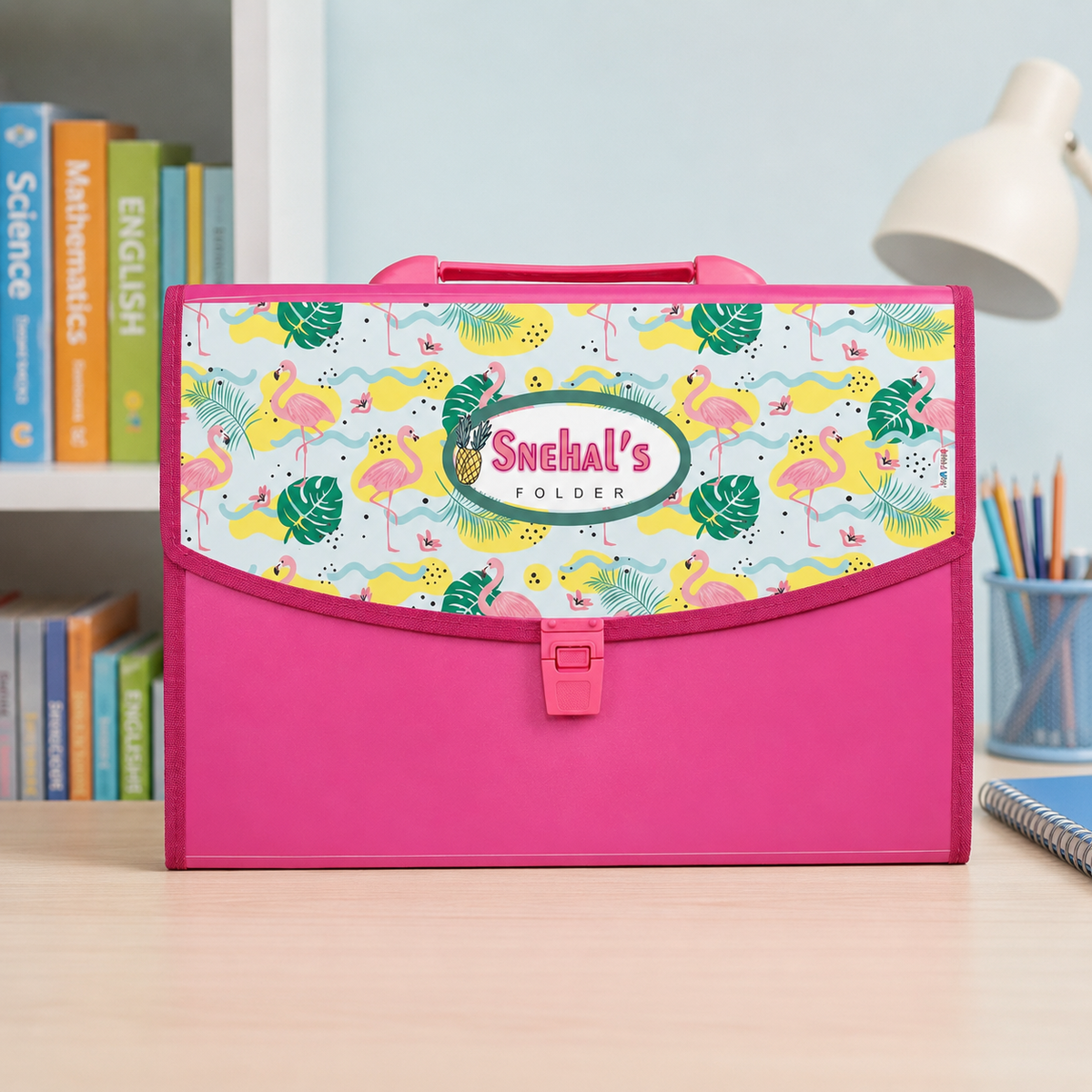 Pink Folder - Tropical Flamingo