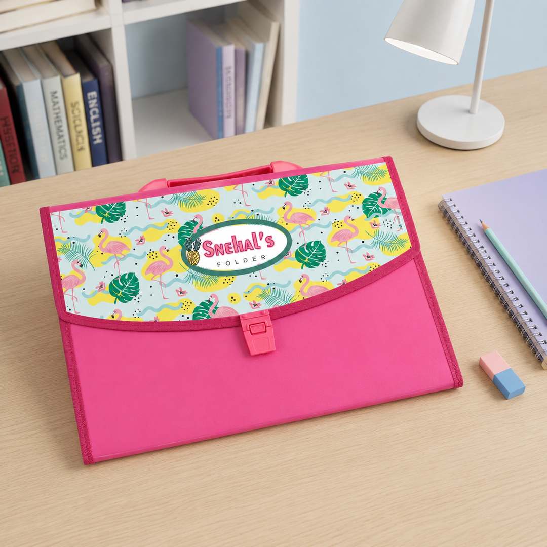 Pink Folder - Tropical Flamingo