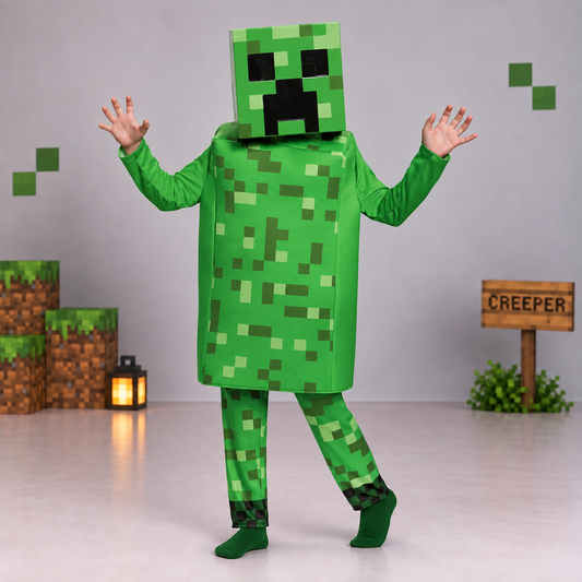 Pixel Creeper Halloween Costume