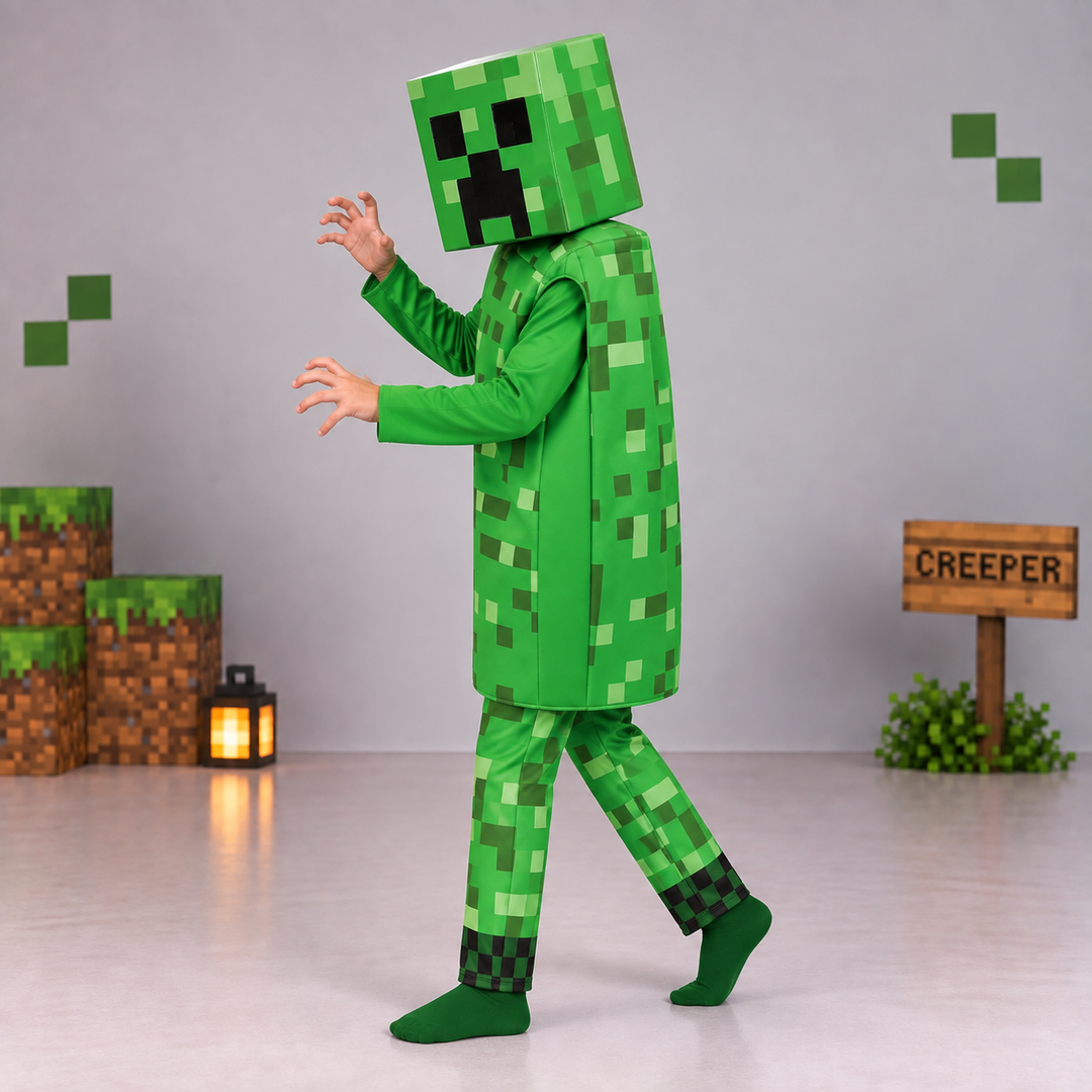 Pixel Creeper Halloween Costume