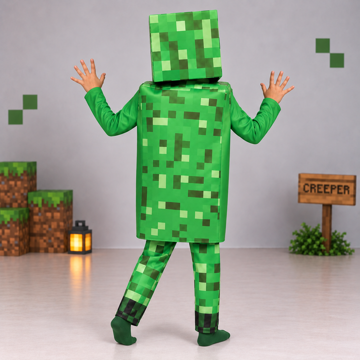 Pixel Creeper Halloween Costume
