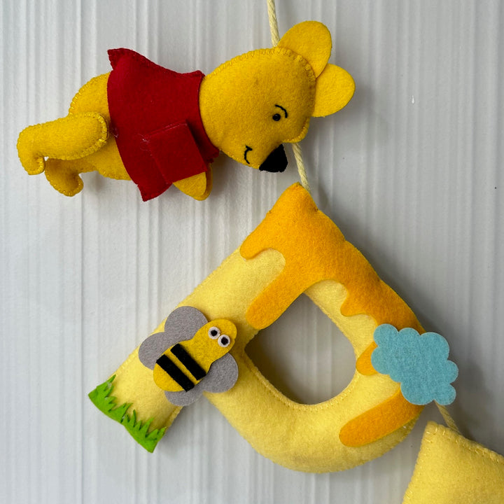 Babble Wrap Pooh & Pals Name Bunting/Garland