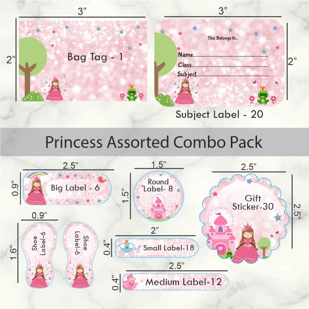 Princess Assorted Pack for Kids