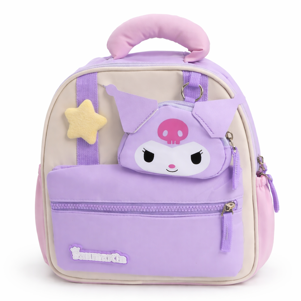 Princess Bunny Preschool Backpack with Mini Pouch