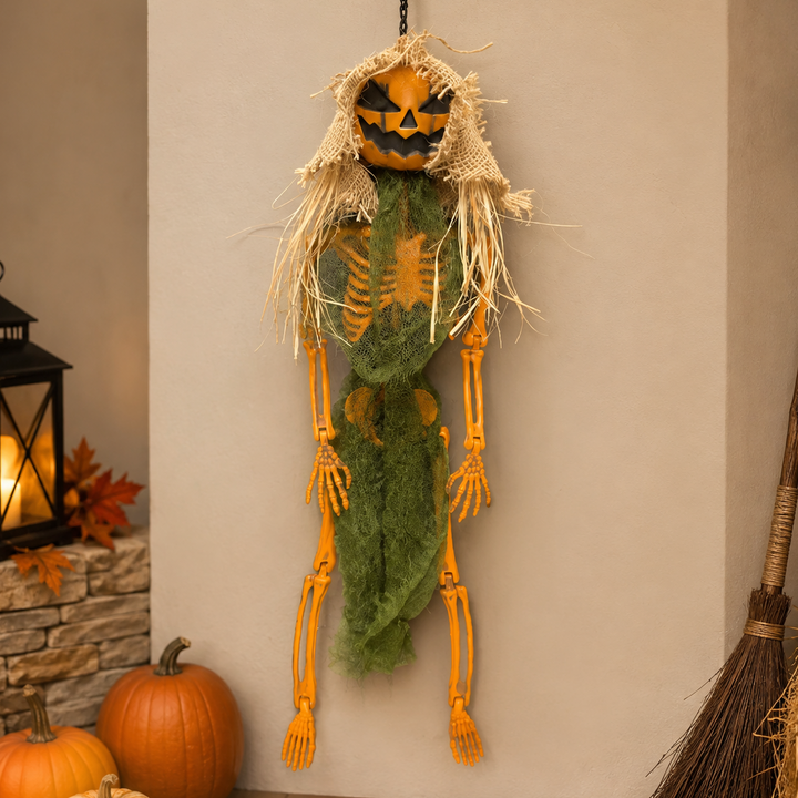 Pumpkin Head Skeleton – Harvest Haunter