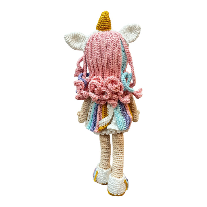 Crochet Toy - Rainbow Unicorn