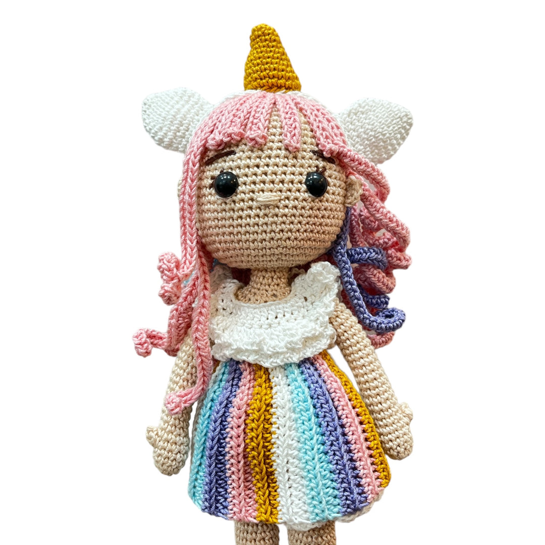 Crochet Toy - Rainbow Unicorn