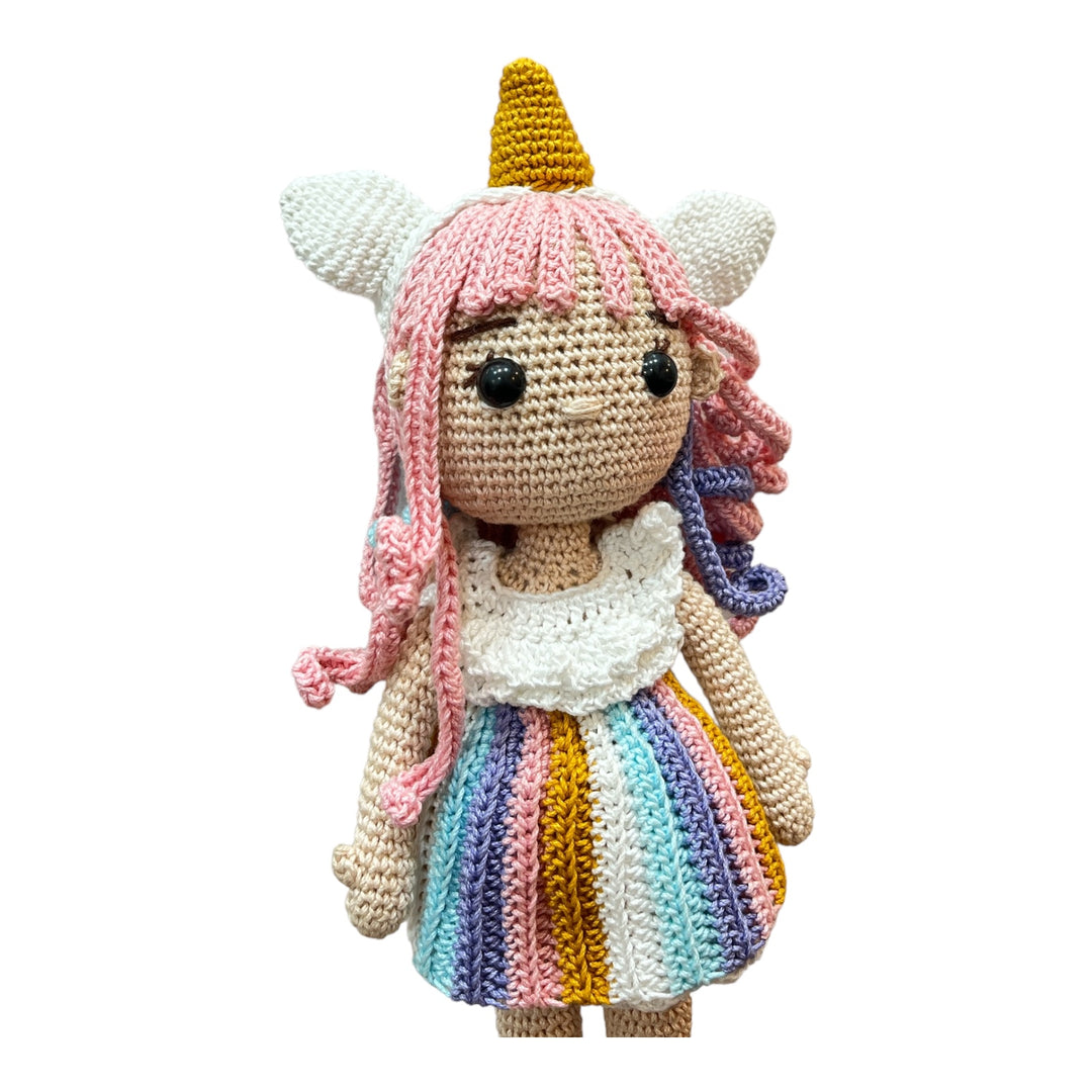 Crochet Toy - Rainbow Unicorn