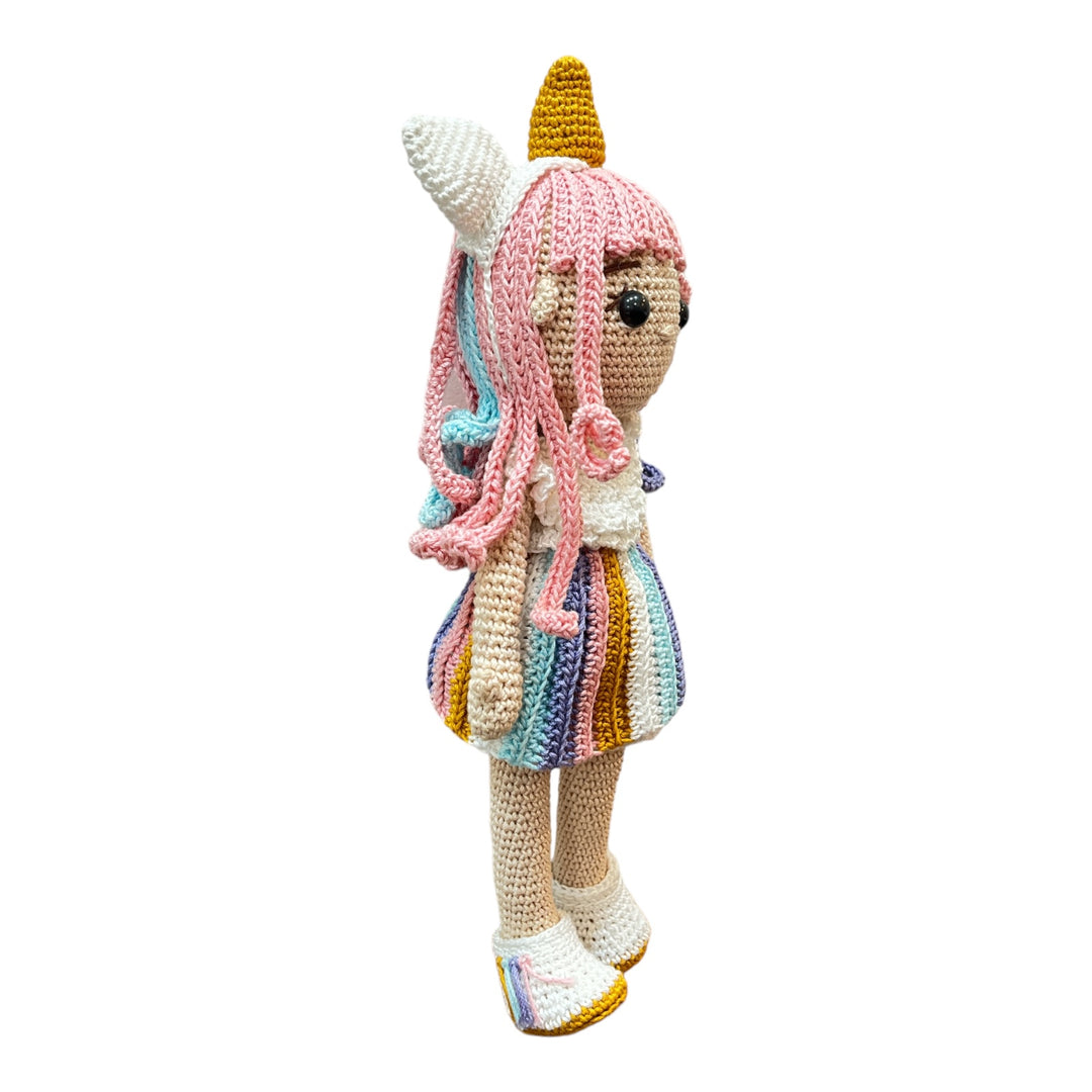 Crochet Toy - Rainbow Unicorn