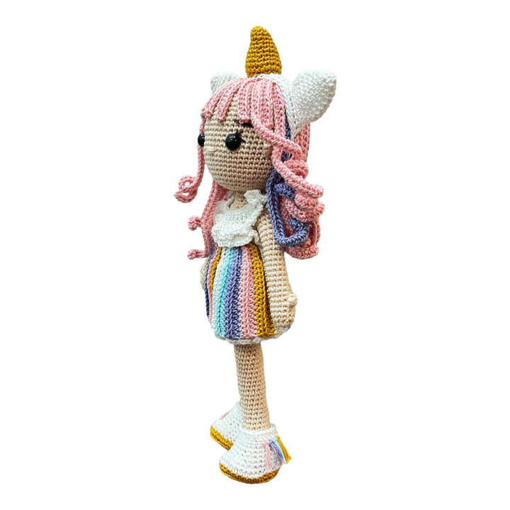 Crochet Toy - Rainbow Unicorn