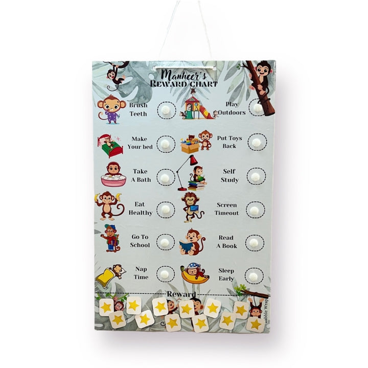 Reward Chart - Monkey Mischief