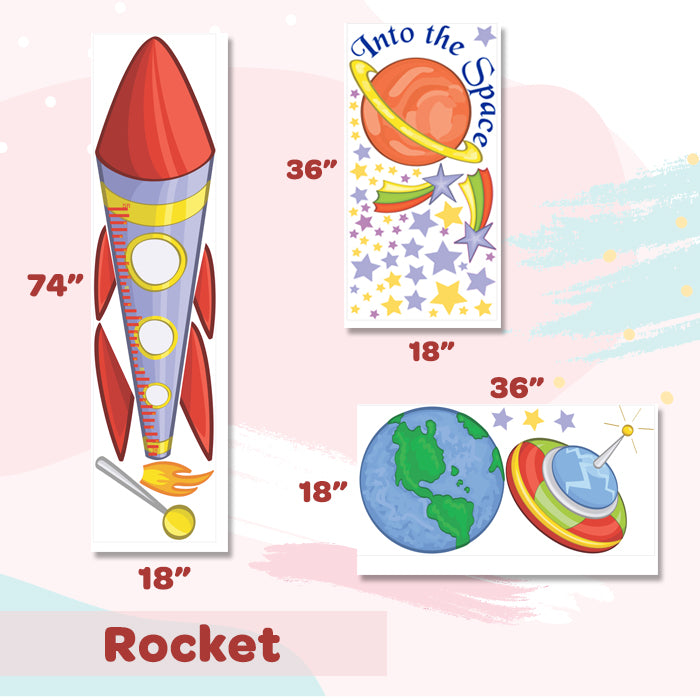 Grow Along - Outer Space Height Chart Wall Sticker