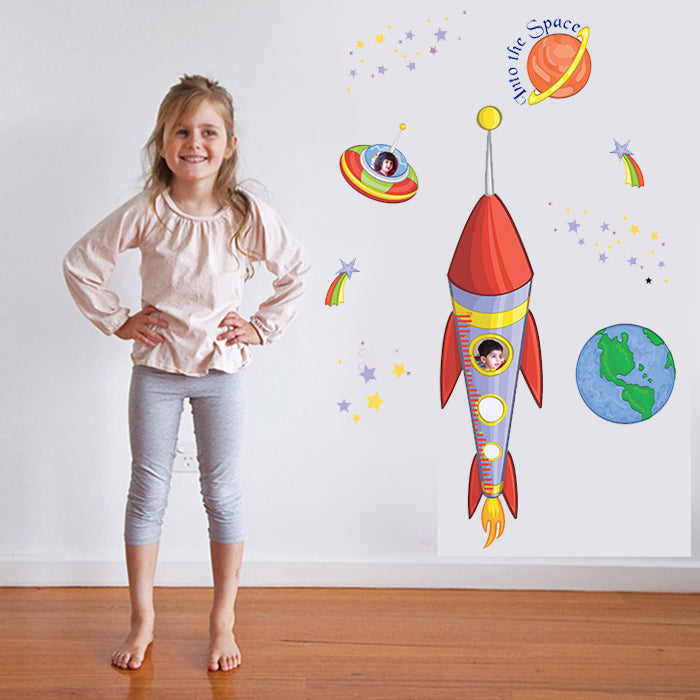 Grow Along - Outer Space Height Chart Wall Sticker