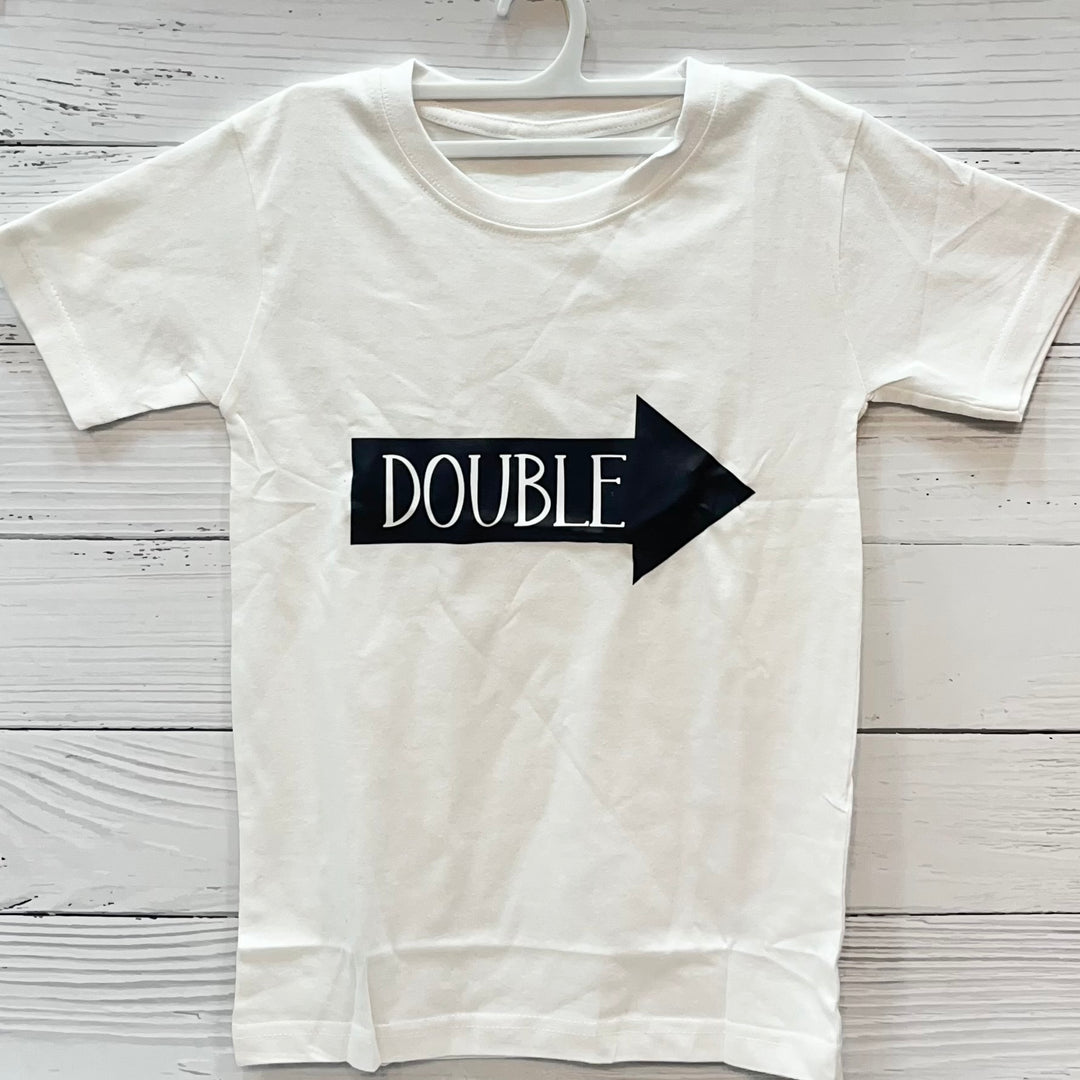 Romper & Tshirt Set - Twinning Trouble