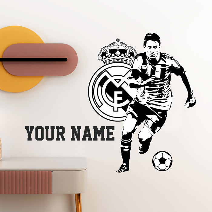 Ronaldo Wall Sticker With Your Name