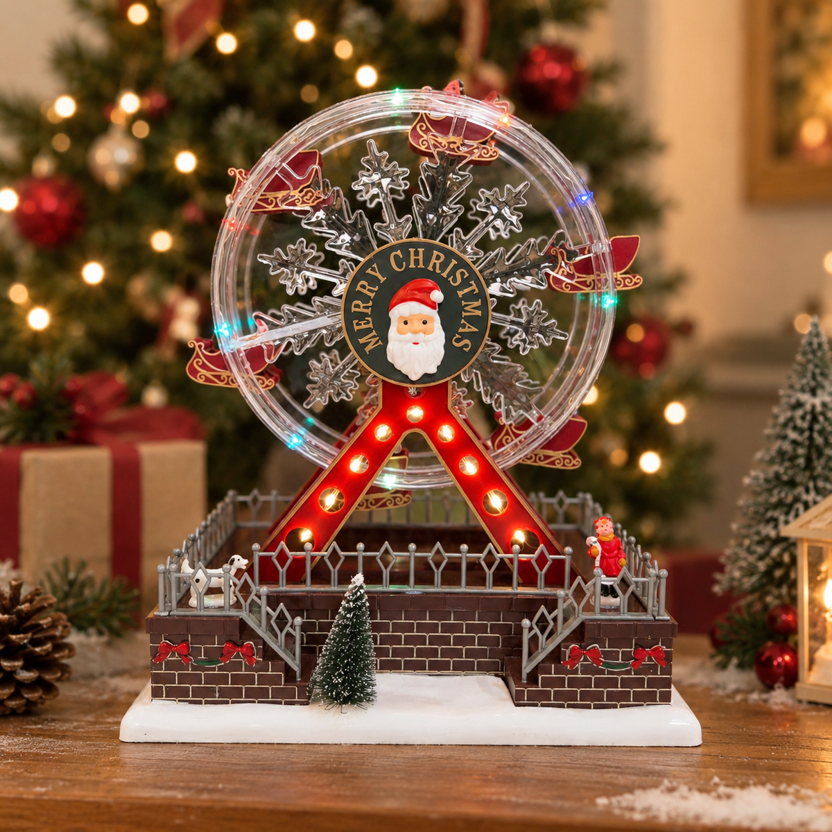 Rotating Musical LED Ferris Wheel