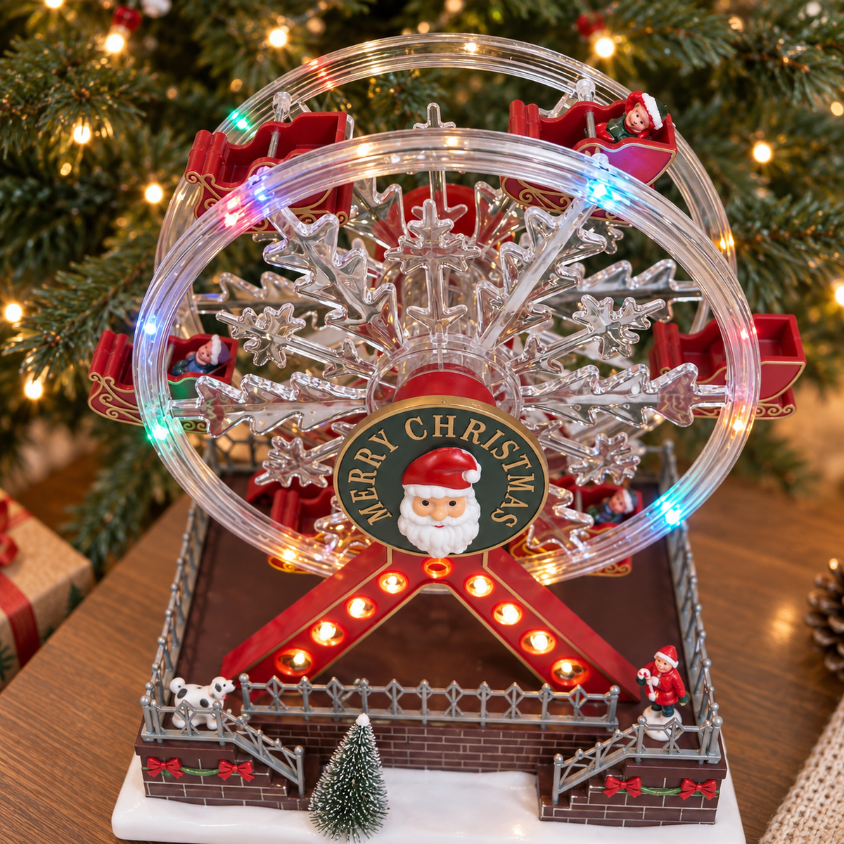 Rotating Musical LED Ferris Wheel