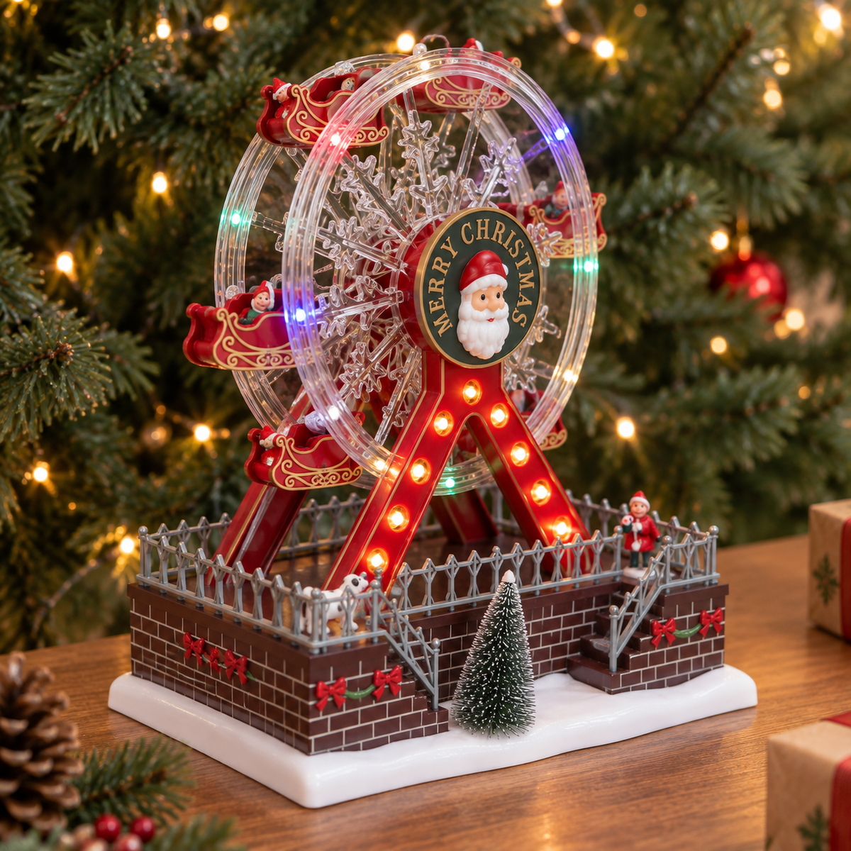 Rotating Musical LED Ferris Wheel