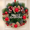 15" Rustic Cherry Apple Wreath