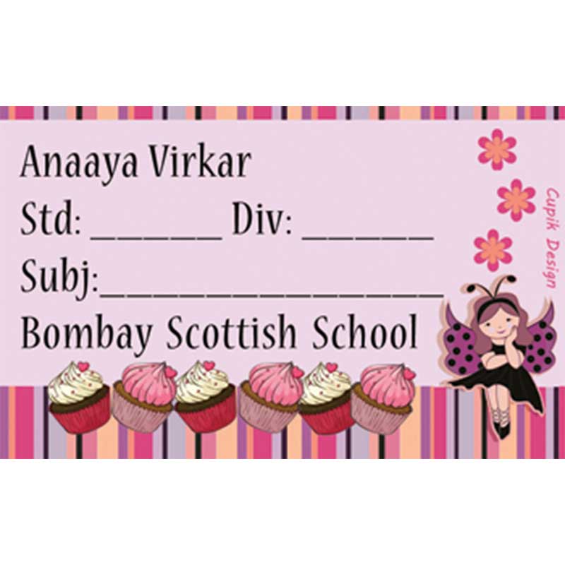 Fairy School Book Labels