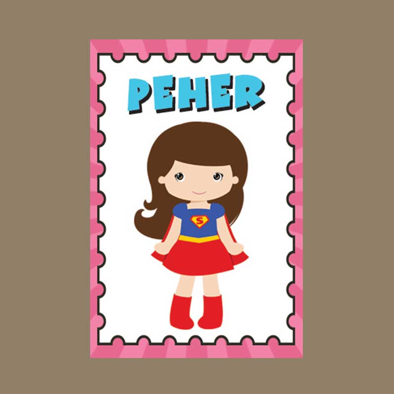 Supergirl Stamp Stickers