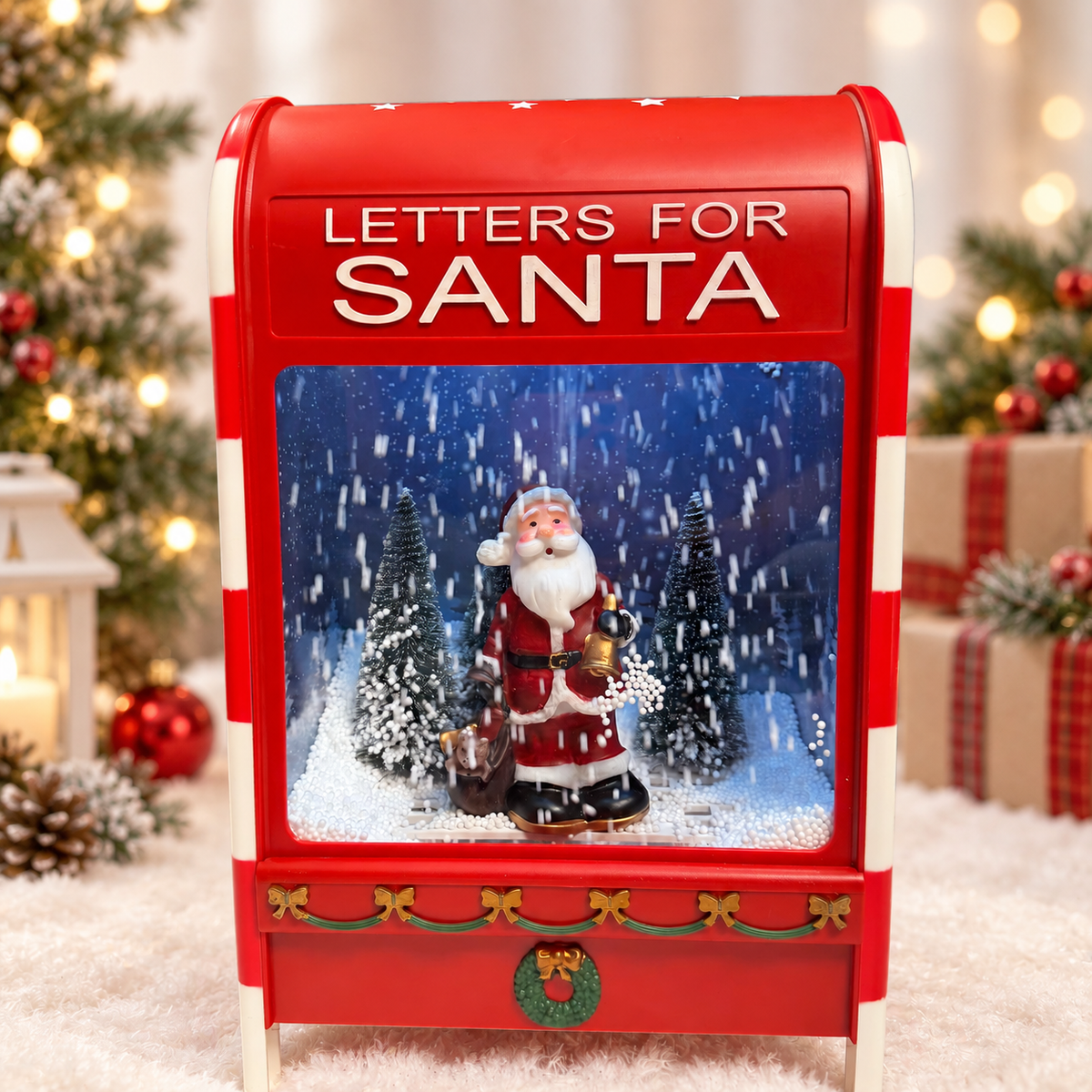 Santa’s Musical Snowfall Letter Box – Grand