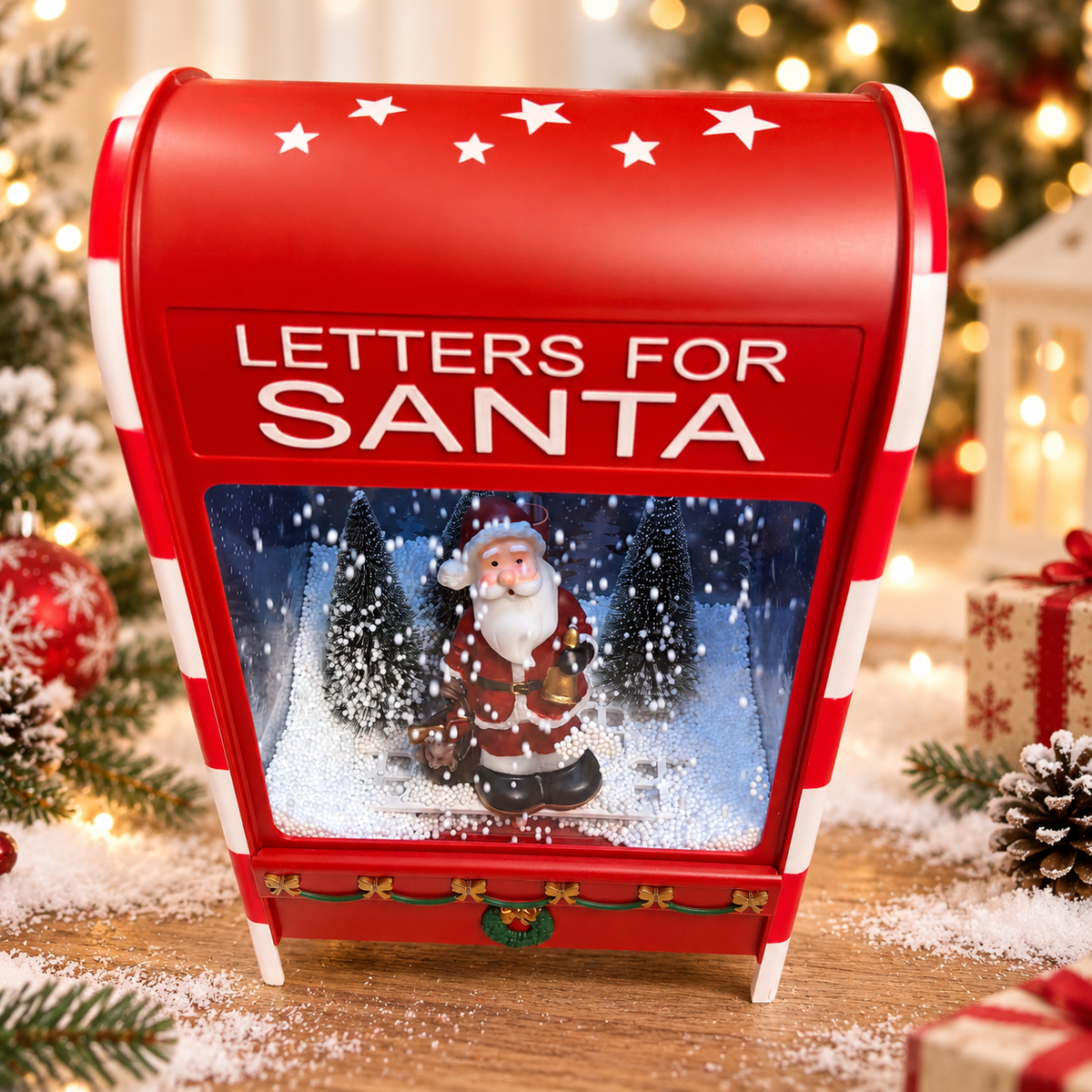 Santa’s Musical Snowfall Letter Box – Grand