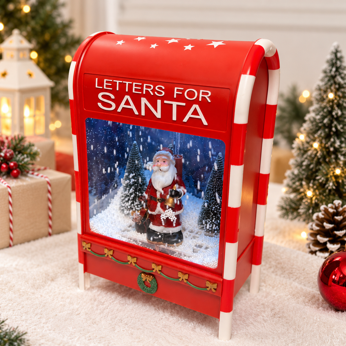 Santa’s Musical Snowfall Letter Box – Grand