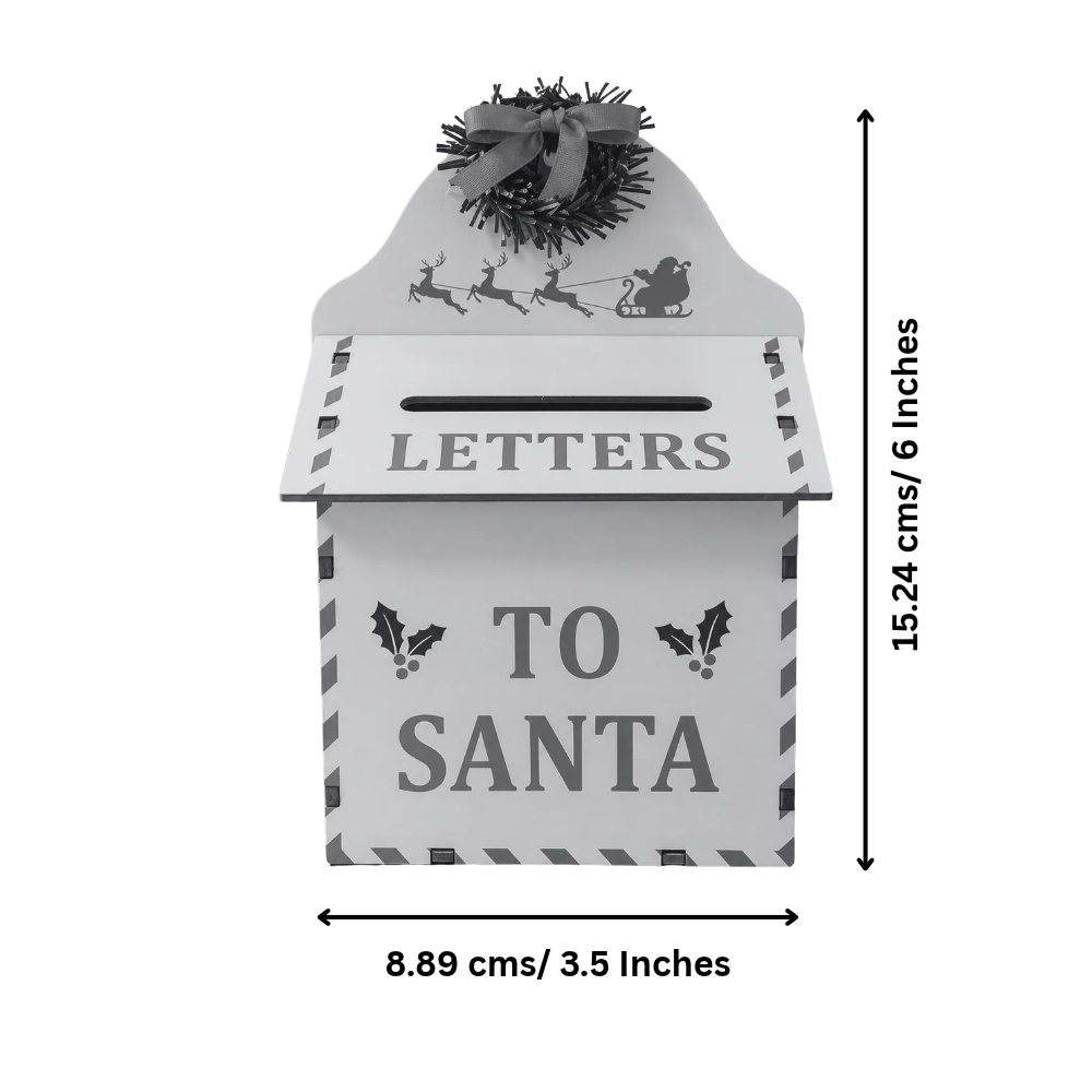 Santa's Secret Wishes Christmas Mailbox - Set of 2