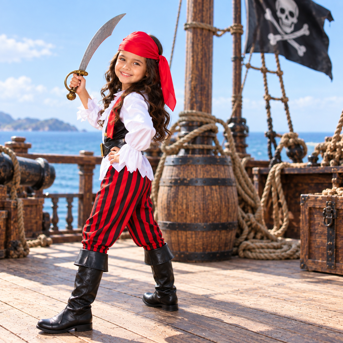 Halloween costume - Scarlet Sails Pirate
