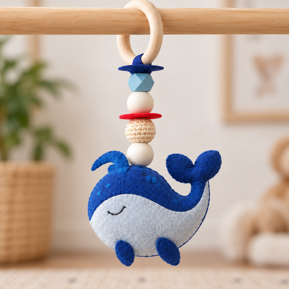 Seaside Smiles – Wooden Baby Play Gym
