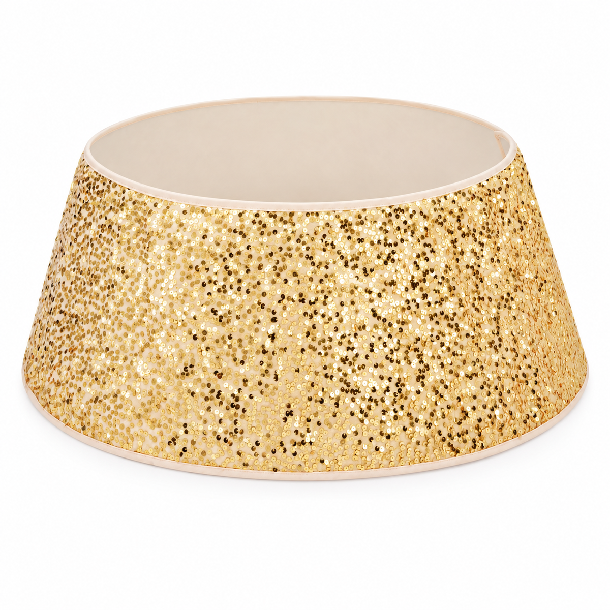 Sequins Tree Collar - Champagne Gold