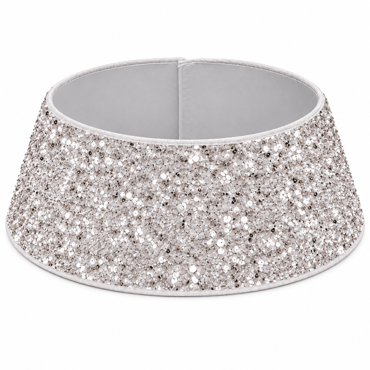 Sequins Tree Collar - Icy Pearl