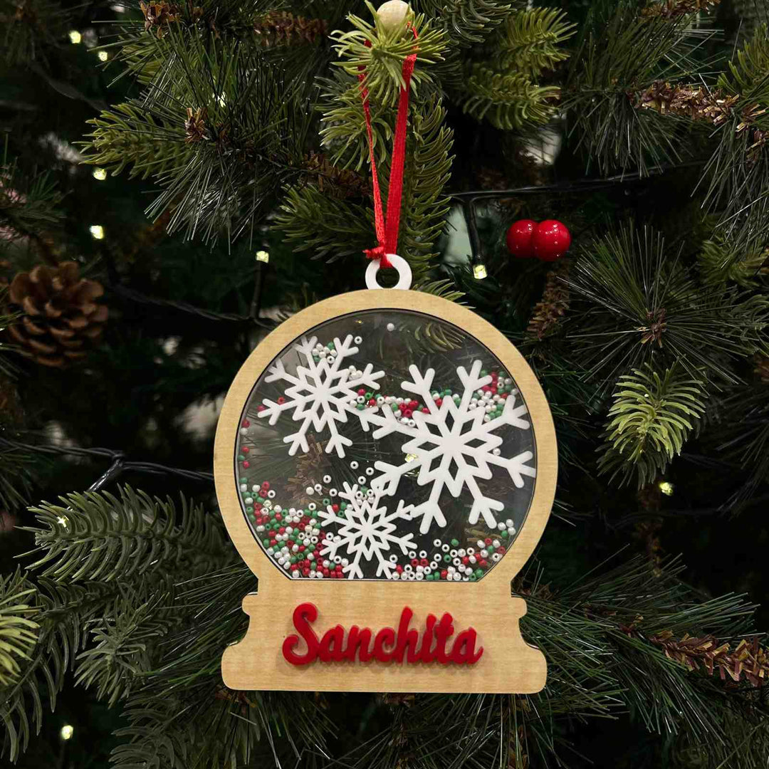 Babble Wrap Shaker Ornament- Snowflake