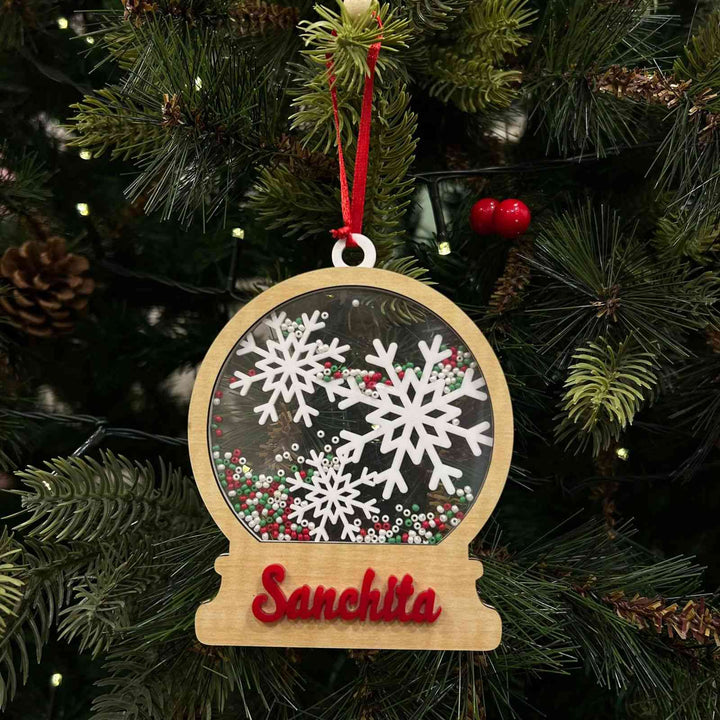 Babble Wrap Shaker Ornament- Snowflake