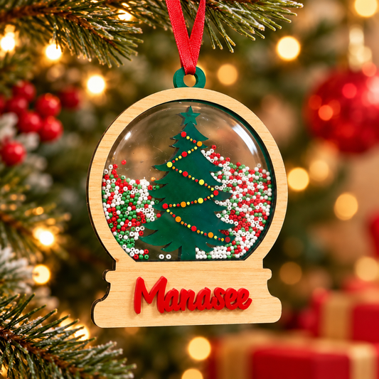 Babble Wrap Shaker Ornament- Christmas Tree