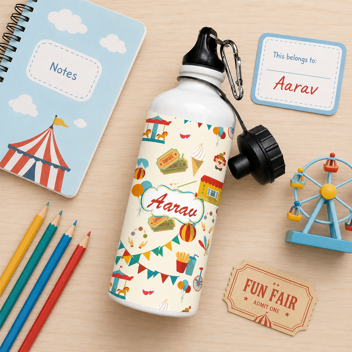 Sipper Bottles - Circus